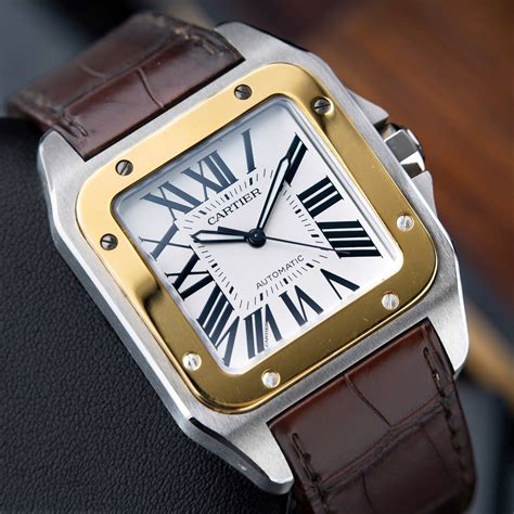 santos 100 cartier replica watch|cartier santos 100 for sale.